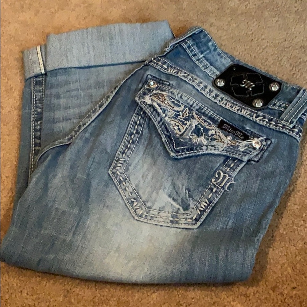 Miss me cropped jeans